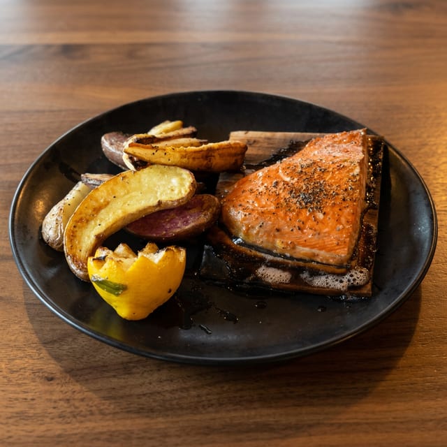 Honey-Glazed Salmon.